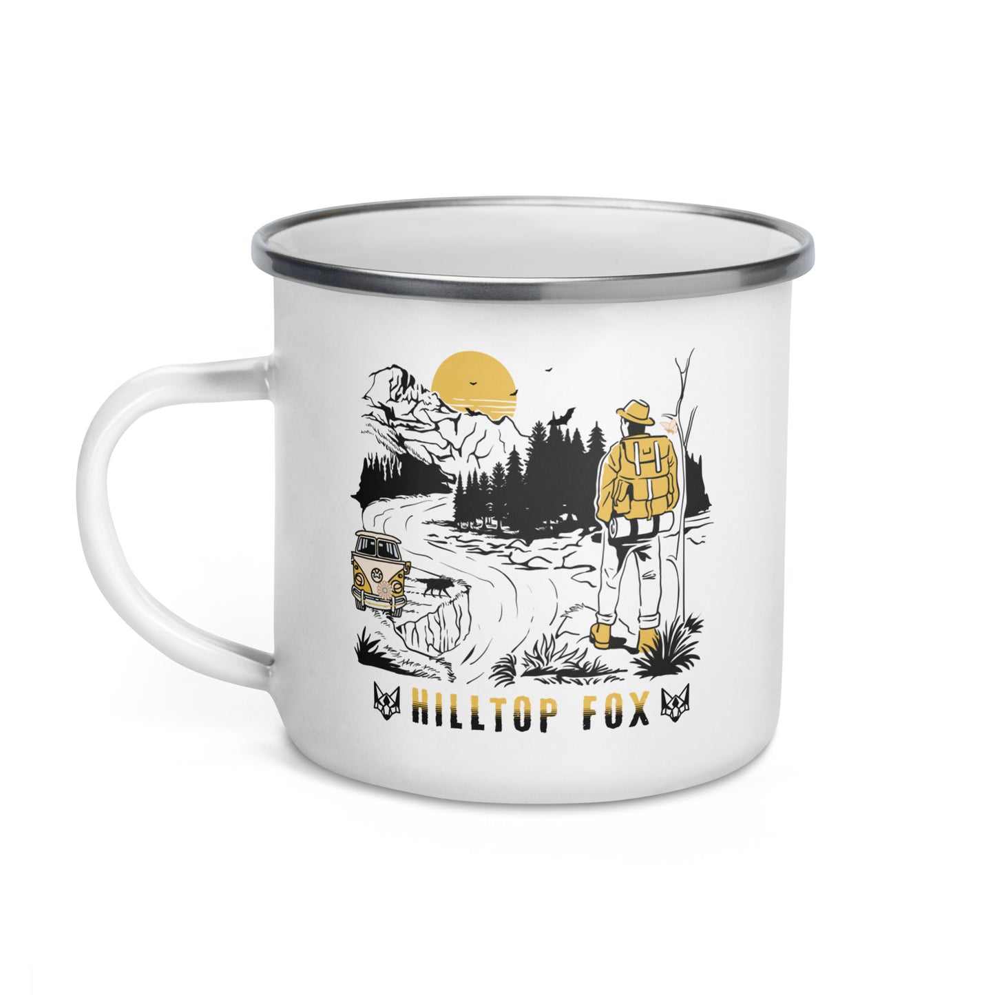 Hilltop Fox Camping Mug