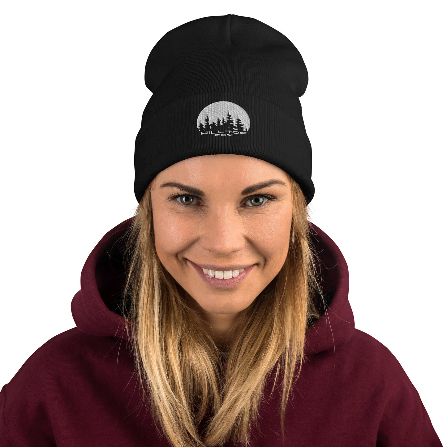 The Pines Embroidered Beanie