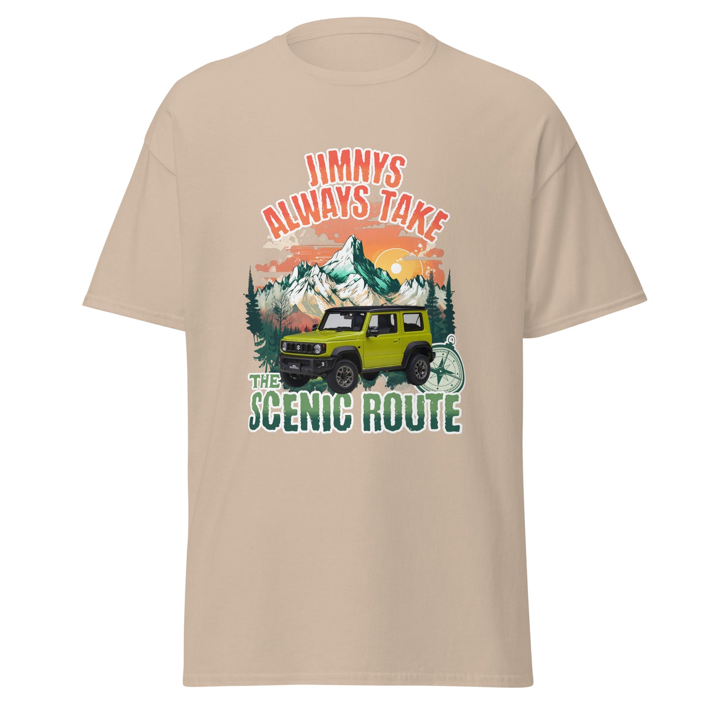 Jimnys Always Take The Scenic Route (Kinetic Yellow)