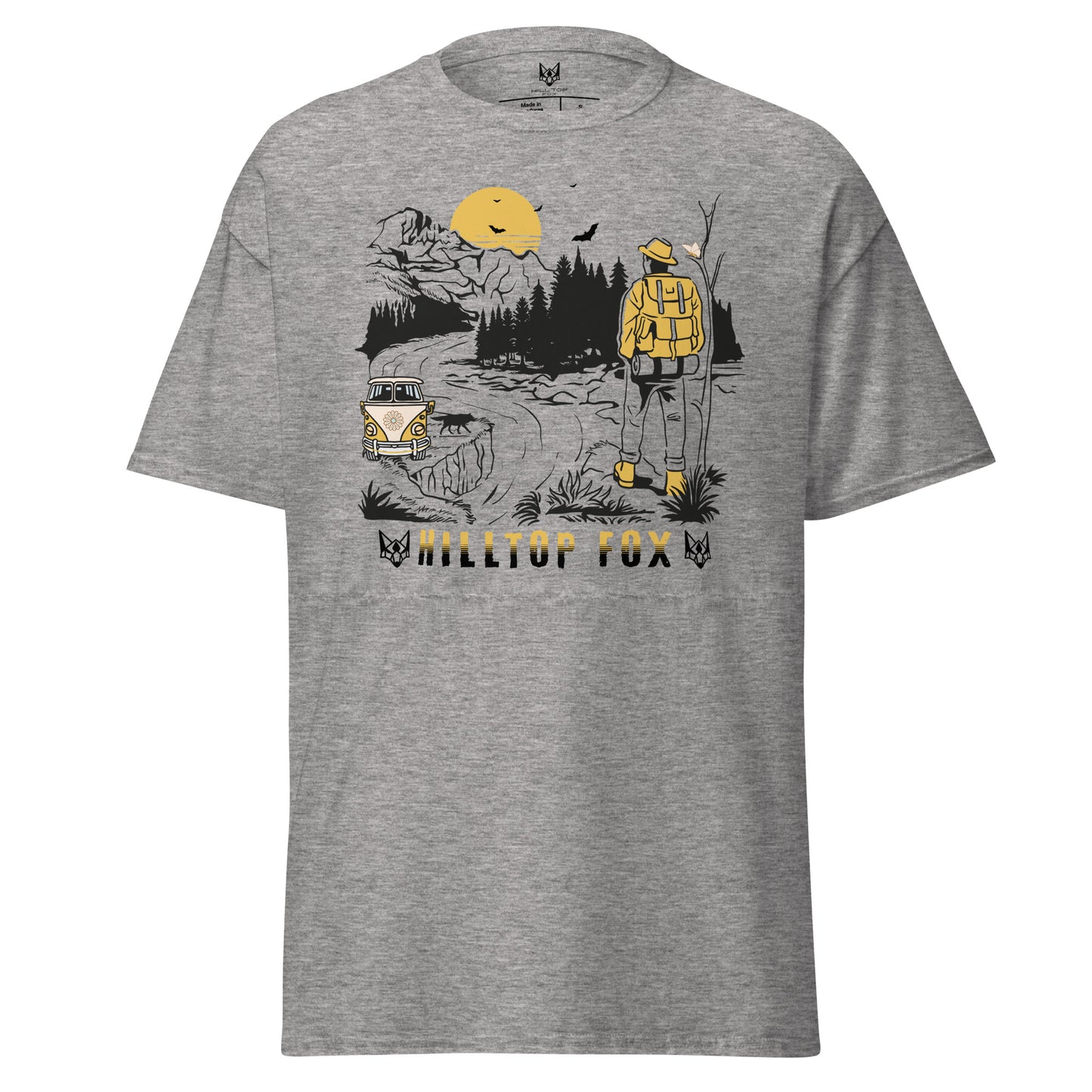 Hilltop Fox Men's Classic Camping Tee