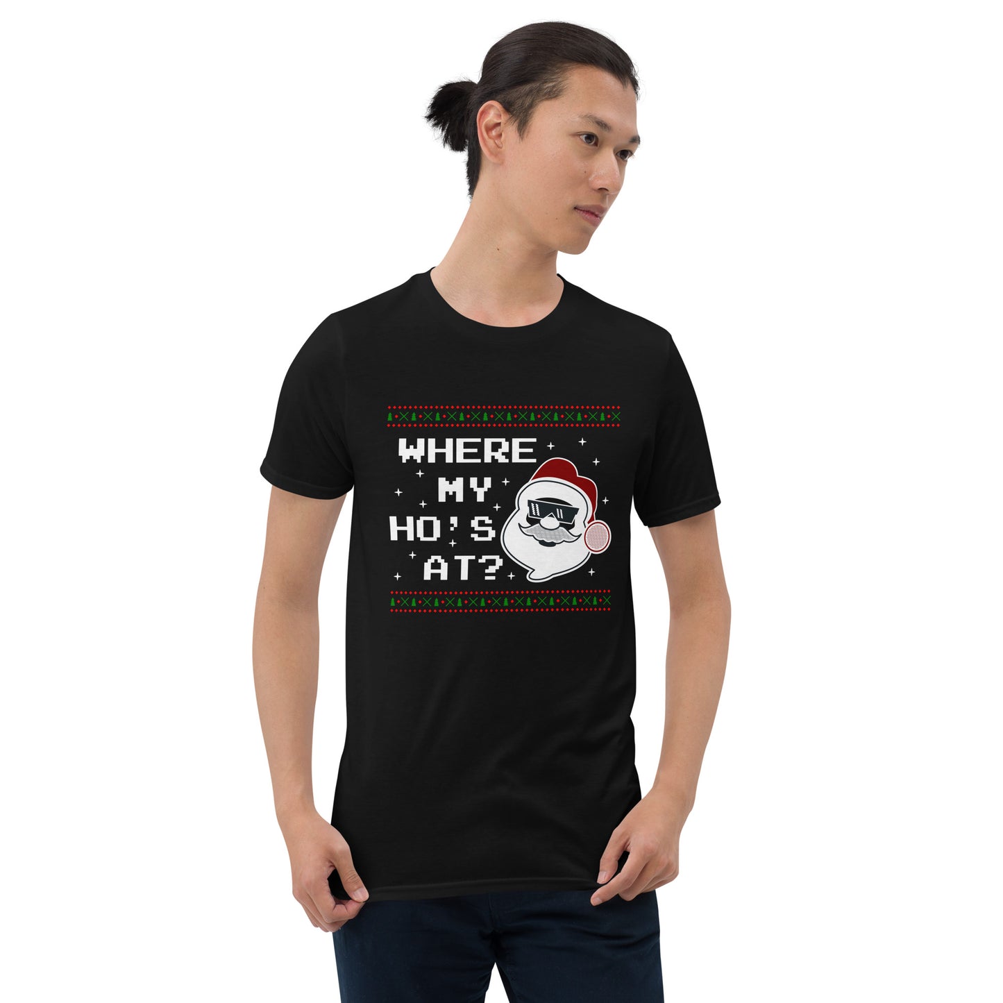 Christmas Tee: Santa, Where my Hos at
