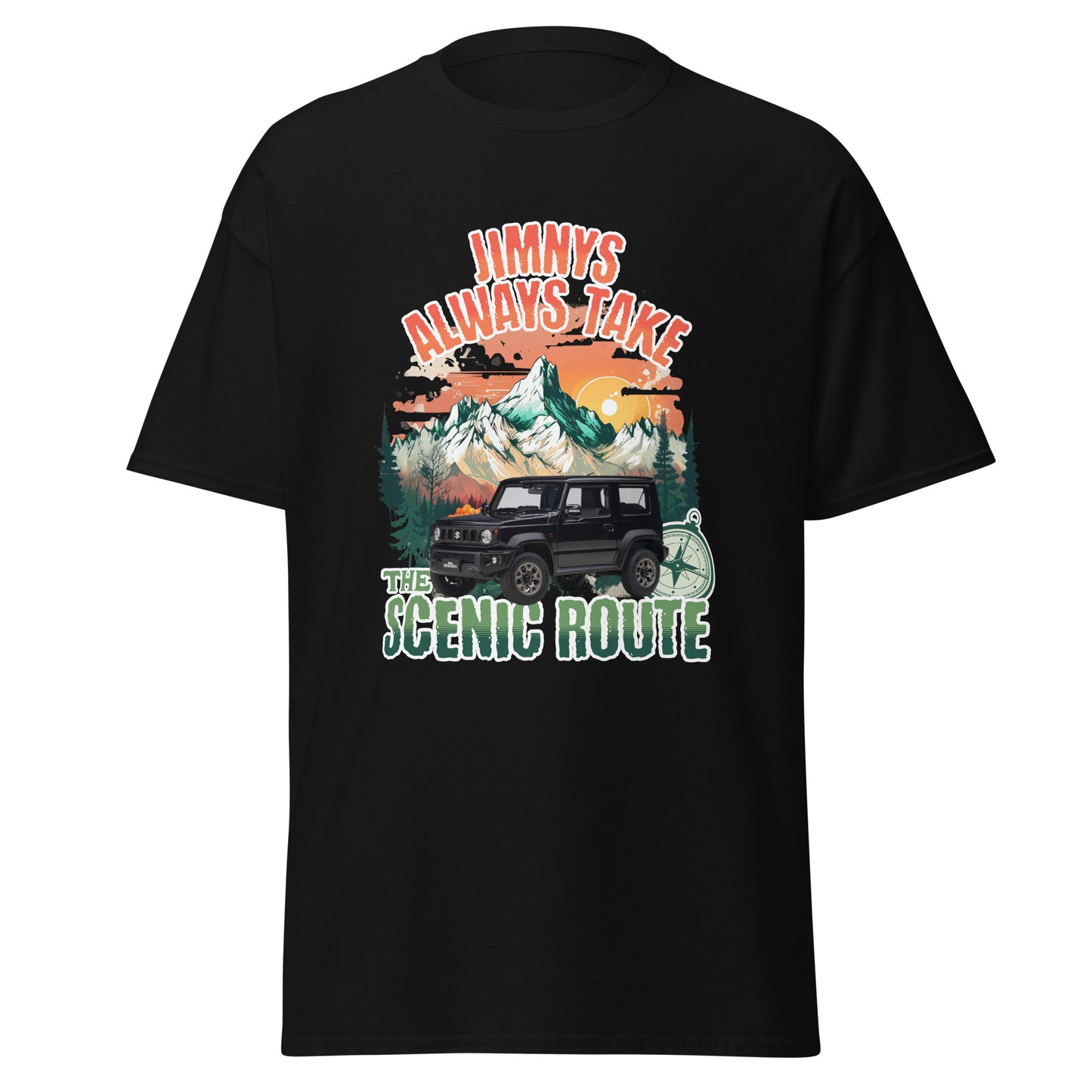 Jimnys Always Take The Scenic Route (Black)