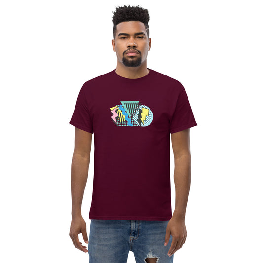 Retro 90s styled Men's classic tee- design 1