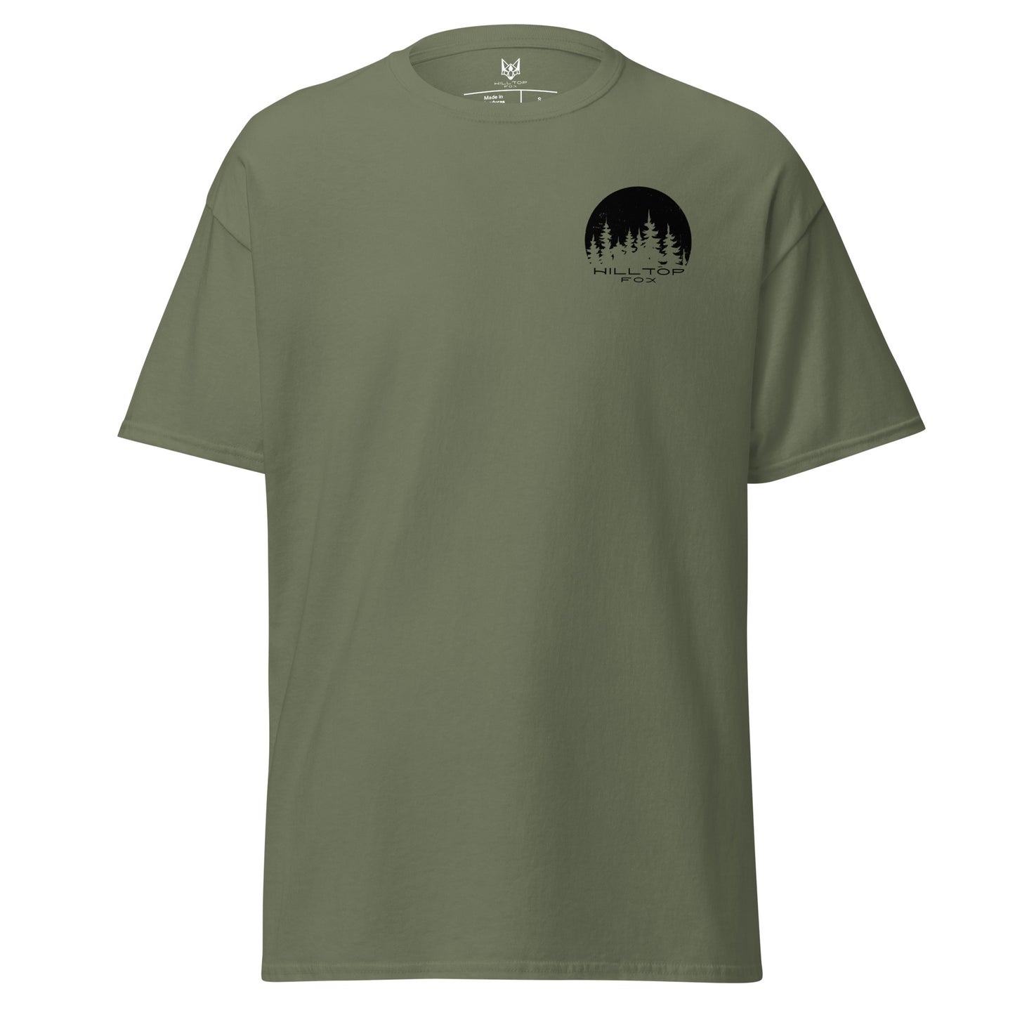 Hilltop Fox "The Pines" pocket style Tee