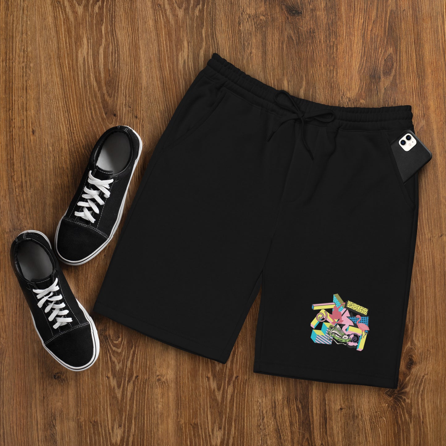 Men's fleece shorts2