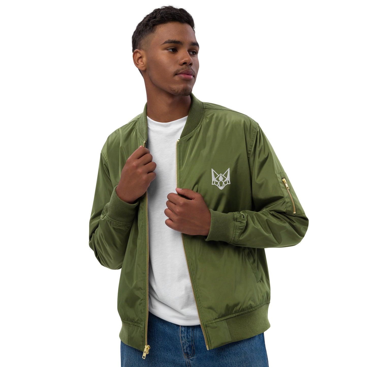 Hilltop Fox's Premium recycled bomber jacket