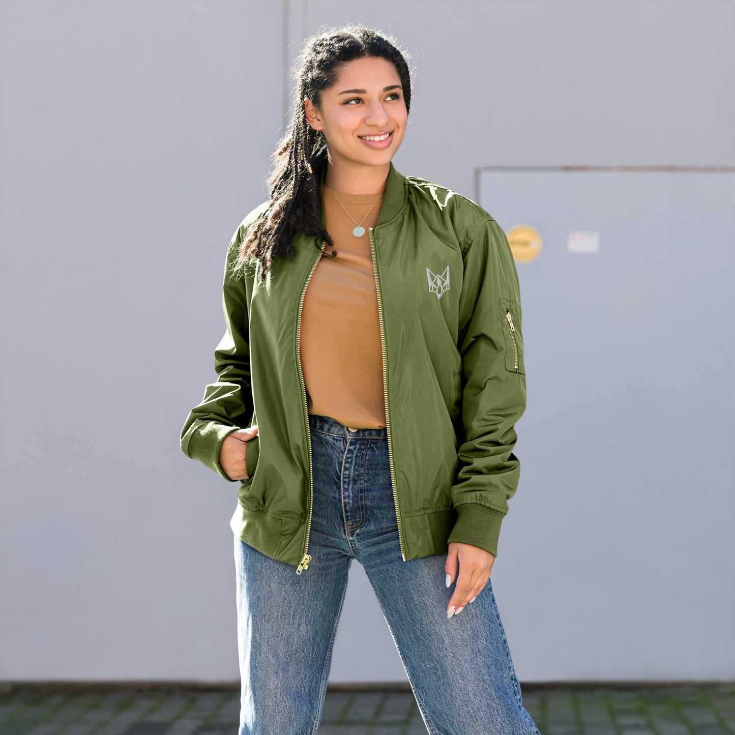 Hilltop Fox's Premium recycled bomber jacket