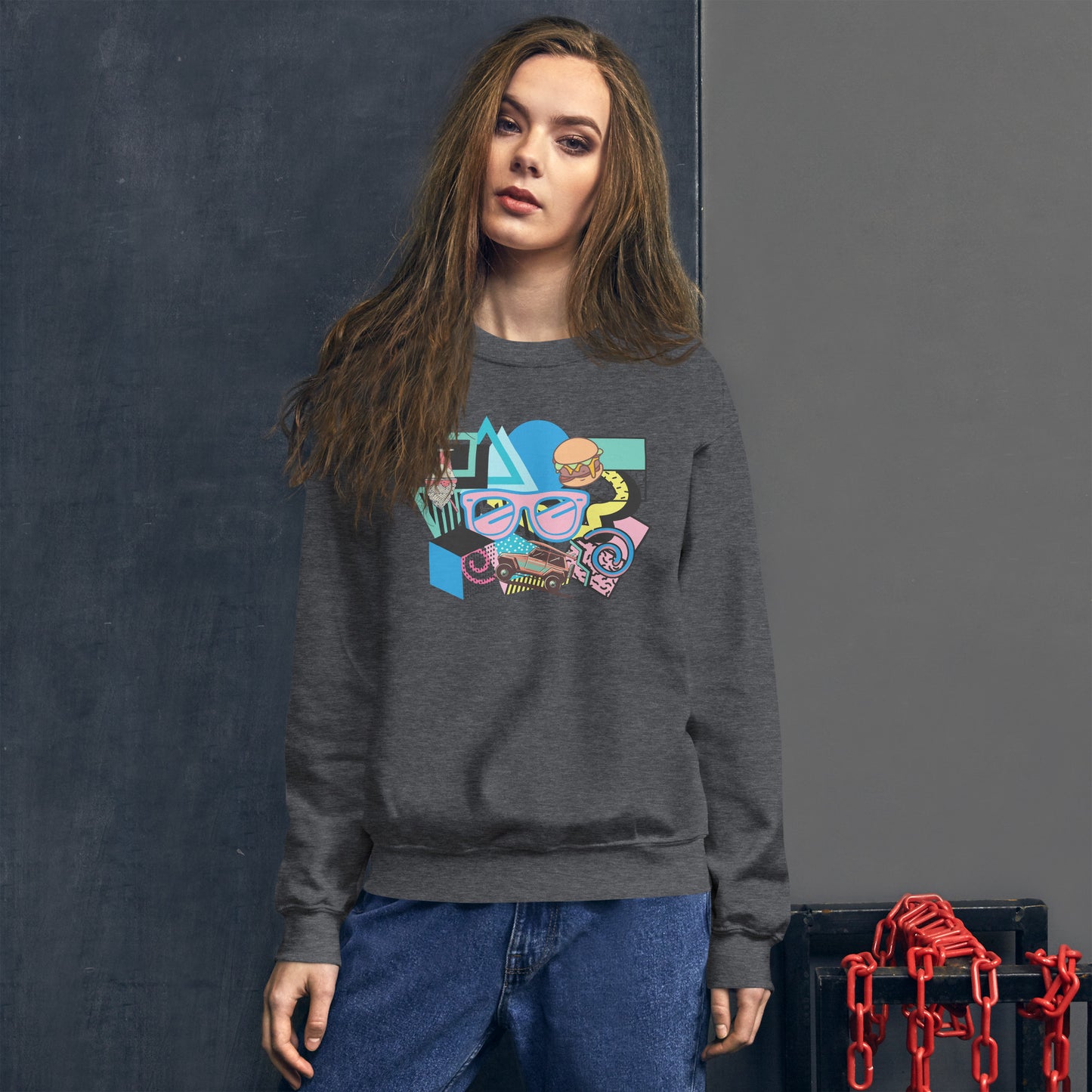 Retro 90s style Unisex Sweatshirt