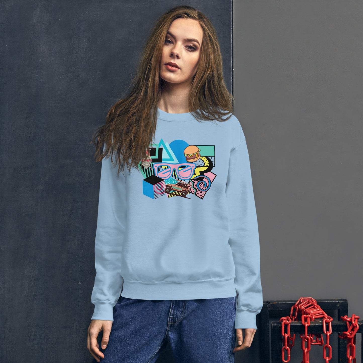 Retro 90s style Unisex Sweatshirt