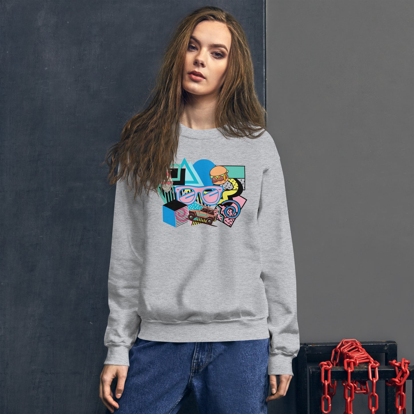 Retro 90s style Unisex Sweatshirt